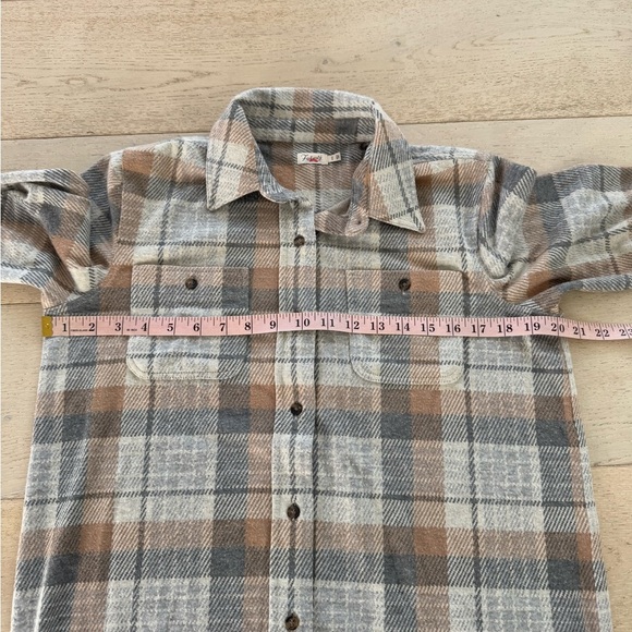 Faherty Legend Sweater Shirt Plaid Size M - Picture 6 of 9
